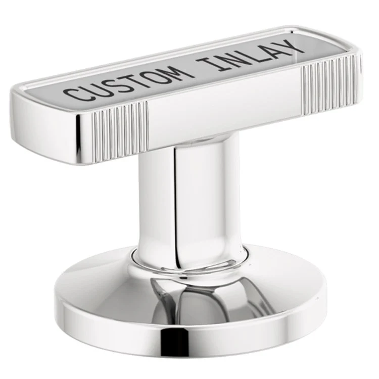 Handle Kit Kintsu Zinc 2 Knob Brilliance Luxe Nickel ADA for Widespread with Custom Inlay - Frankwebs