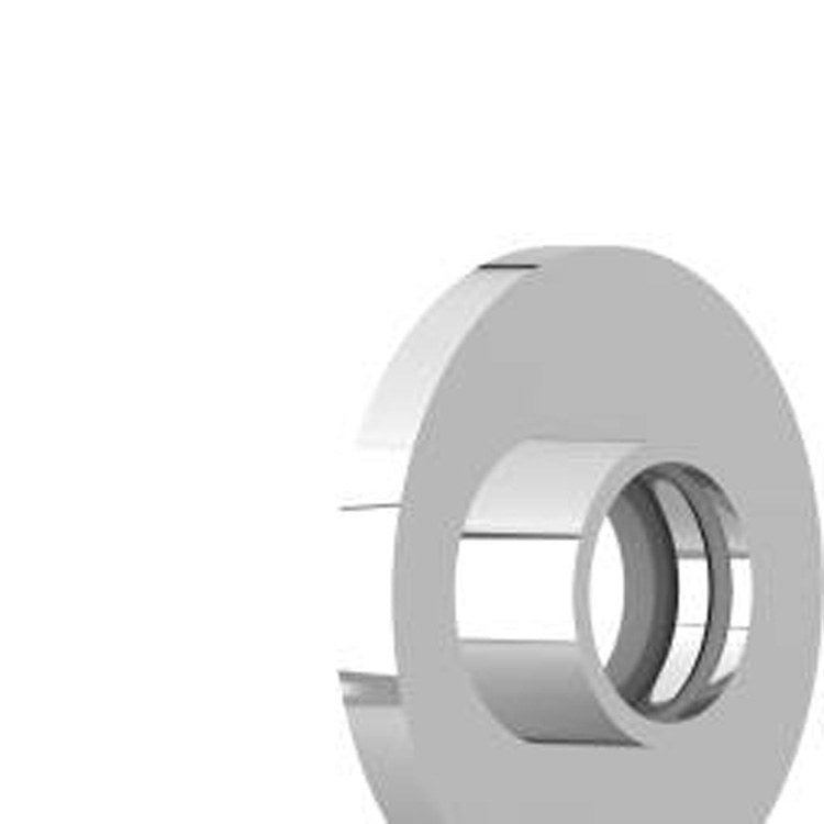 Shower Rod Bracket Kubic Pair Round Satin Nickel Metal - Frankwebs