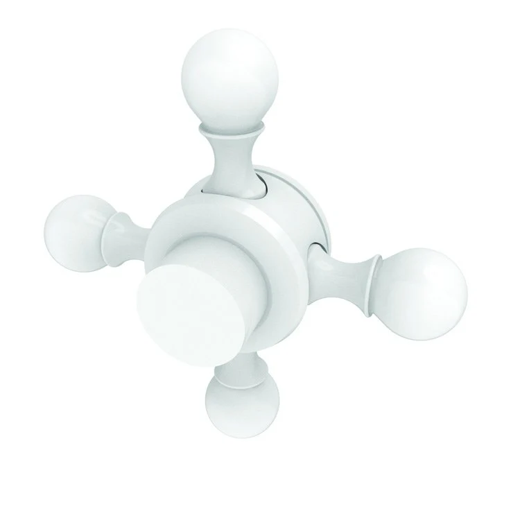 Tank Lever Astor Cross Handle Only White Brass for 6-505 Tank Lever Mechanism - Frankwebs