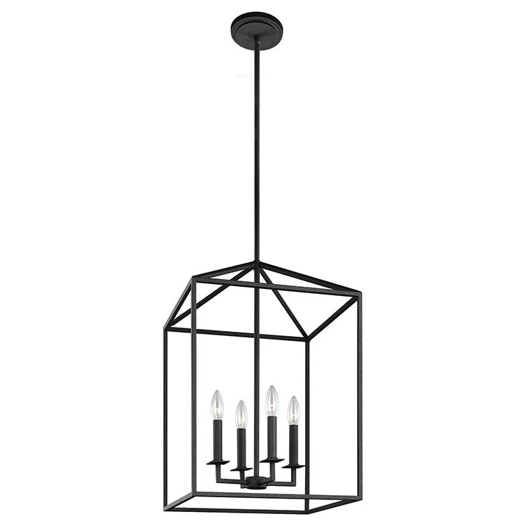 Perryton Four-Light LED Medium Foyer Pendant - Frankwebs