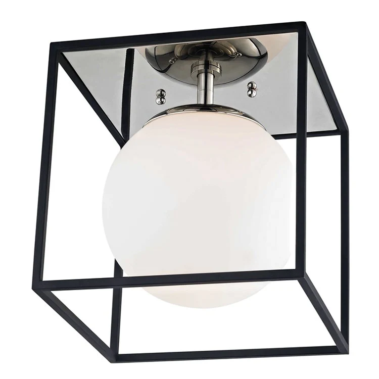 Aira Single-Light Small Flush Mount Ceiling Fixture Mount - Frankwebs
