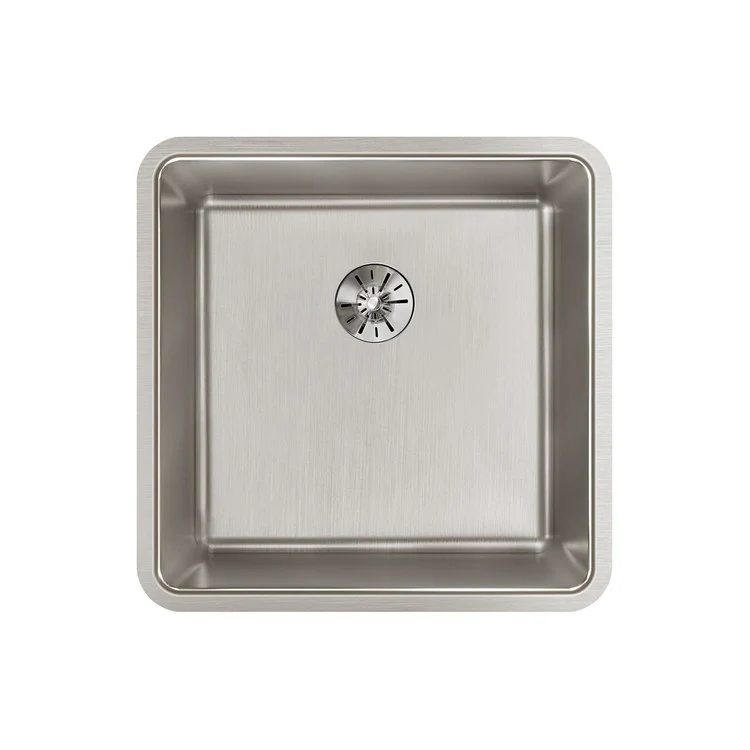 Kitchen Sink Lustertone Iconix 18.5 x 18.5 Inch Single Bowl with Perfect Drain Luminous Satin Undermount - Frankwebs