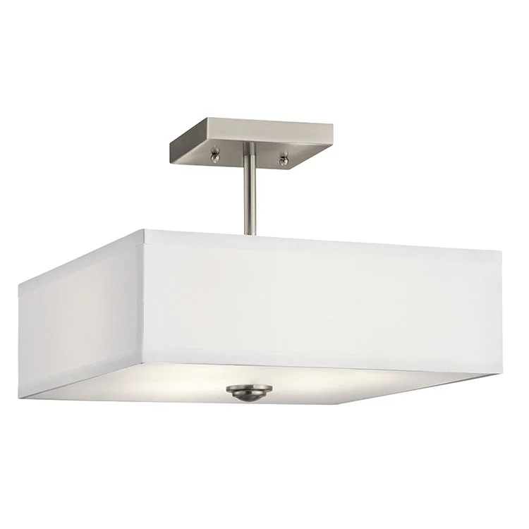 Shailene Three-Light Semi-Flush Mount Ceiling Fixture - Frankwebs