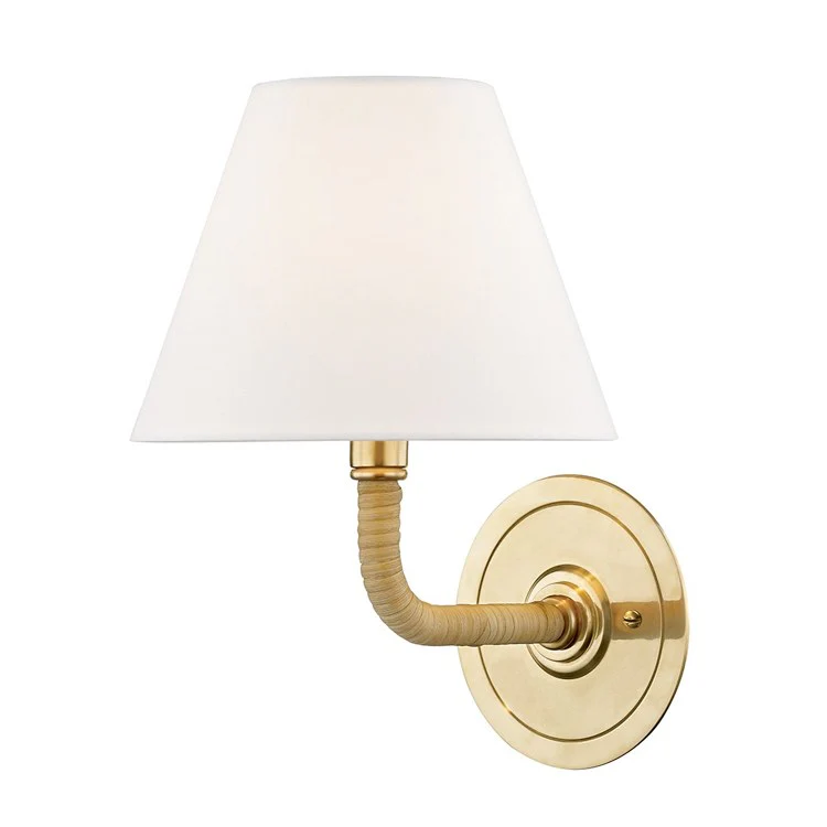 Curves No.1 Single-Light Wall Sconce by Mark D. Sikes - Frankwebs