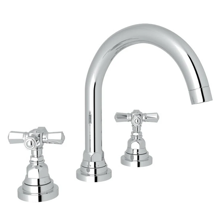 Lavatory Faucet San Giovanni 2 Cross Satin Nickel 1.2 Gallons per Minute C-Spout - Frankwebs