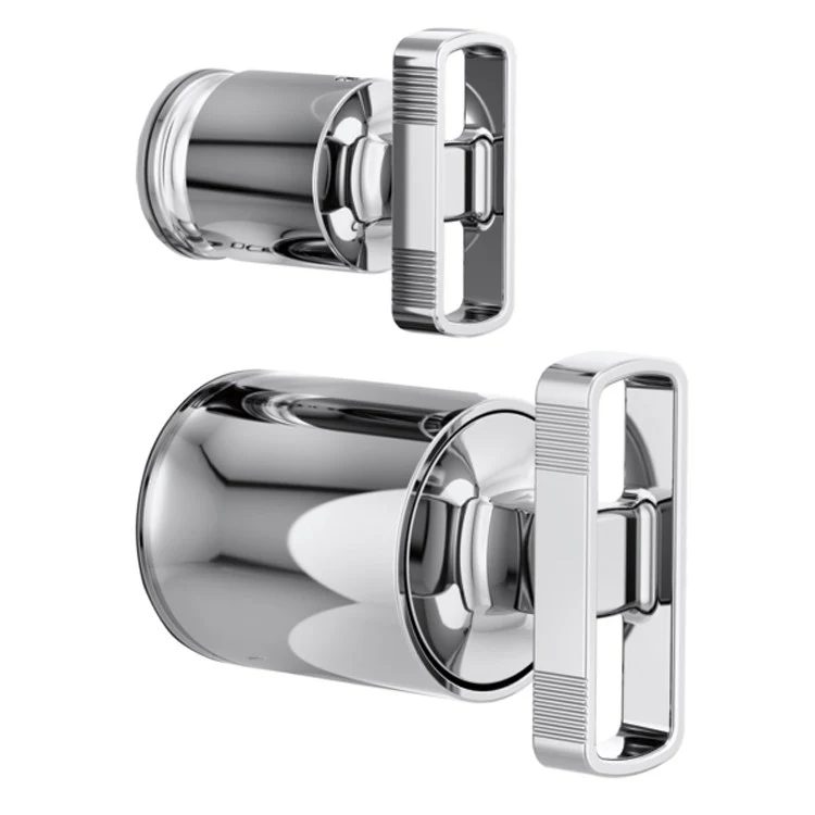 Handle Kit Kintsu Zinc 1 Knob Chrome ADA for Pressure Balance Valve with Integrated Diverter Trim - Frankwebs