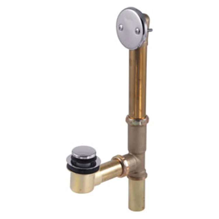 Drain Chrome Toe Operated Brass for Tub Fill - Frankwebs