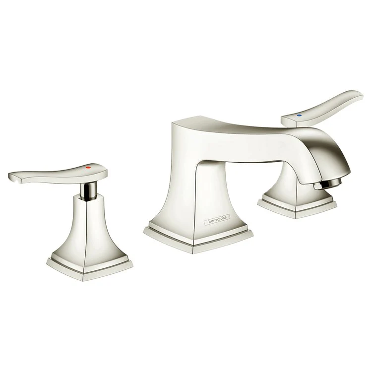 Roman Tub Trim Metropol Classic Deck Mount 2 Lever Polished Nickel ADA 8 Inch Spread 5.81 Gallons per Minute - Frankwebs