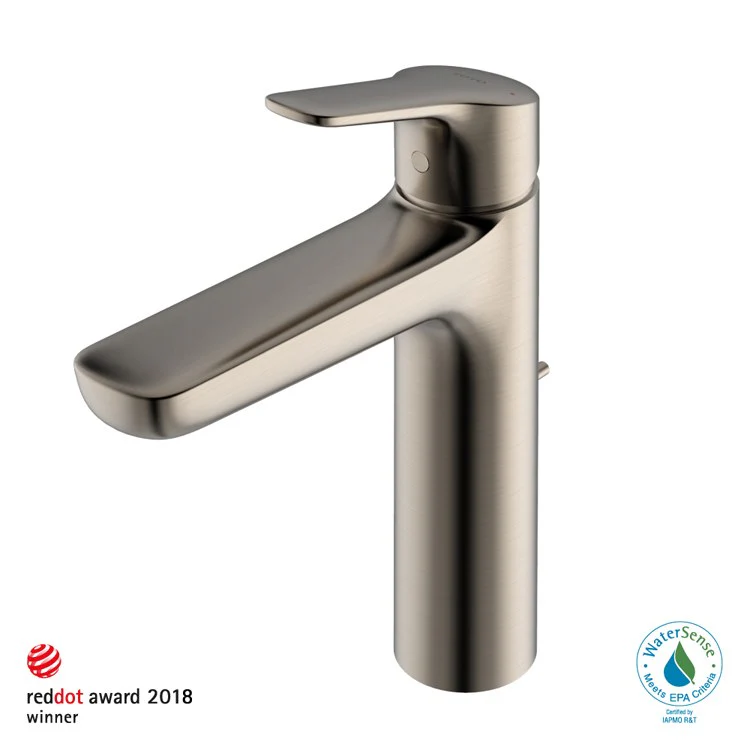 Lavatory Faucet GS Deck Mount Semi Vessel 1 Lever ADA CALGreen/WaterSense Brushed Nickel 1.2 Gallons per Minute - Frankwebs
