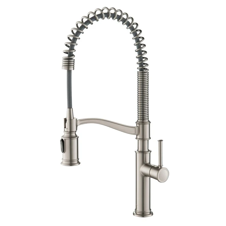 Sellette Commercial-Style Pull Down Kitchen Faucet with Deck Plate - Frankwebs