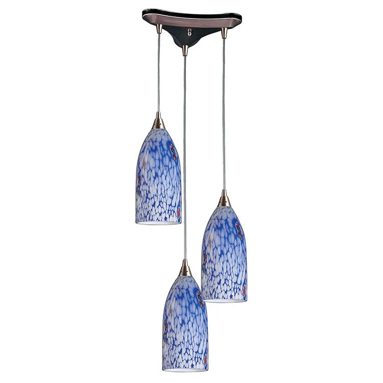 Verona Three-Light Triangular Pan Pendant - Frankwebs