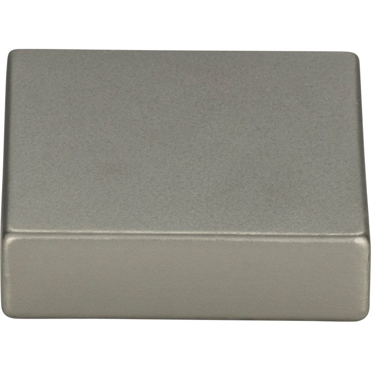 Knob Atlas Thin Square Slate Zinc Alloy 1-1/4 Inch - Frankwebs