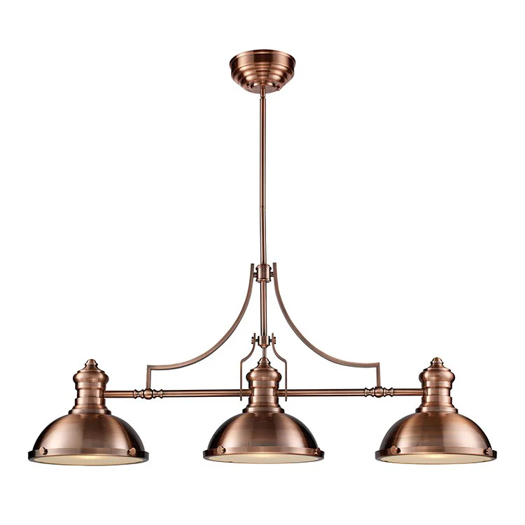 Chadwick Three-Light LED Billiard Chandelier - Frankwebs