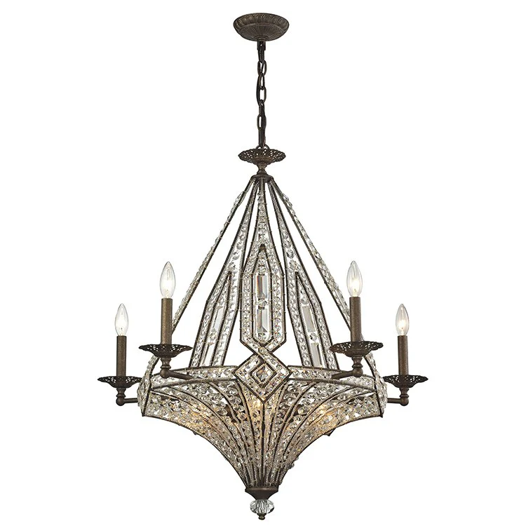 Jausten Ten-Light Two-Tier Chandelier - Frankwebs