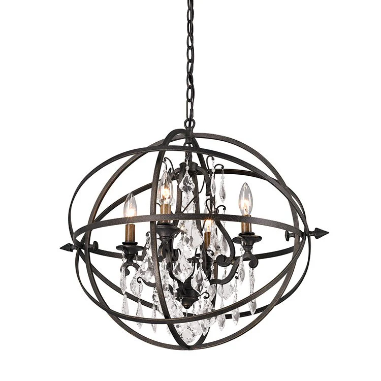 Byron Four-Light Medium Chandelier - Frankwebs