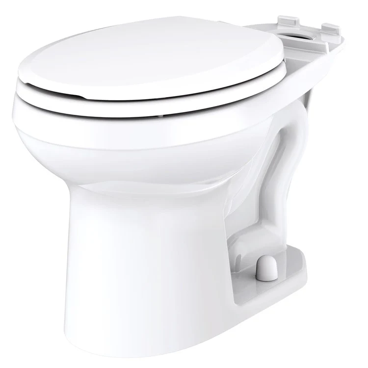 Toilet Bowl Viper Round Front Standard White HET 1.28/1.6 Gallons per Flush - Frankwebs