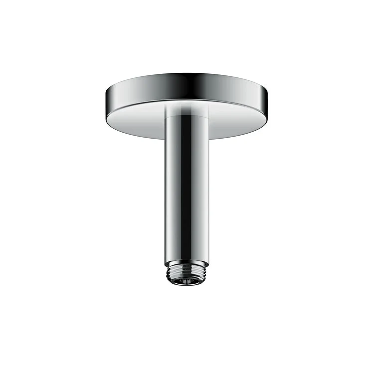 Shower Arm ShowerSolutions with Round Flange Brushed Nickel 4 Inch 1/2