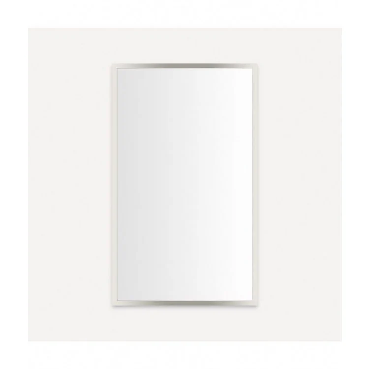 Medicine Cabinet Profiles 24W x 40H x 6D Inch 1 Doors Mirror Polished Nickel Flat Top Reversible Non-Electric - Frankwebs