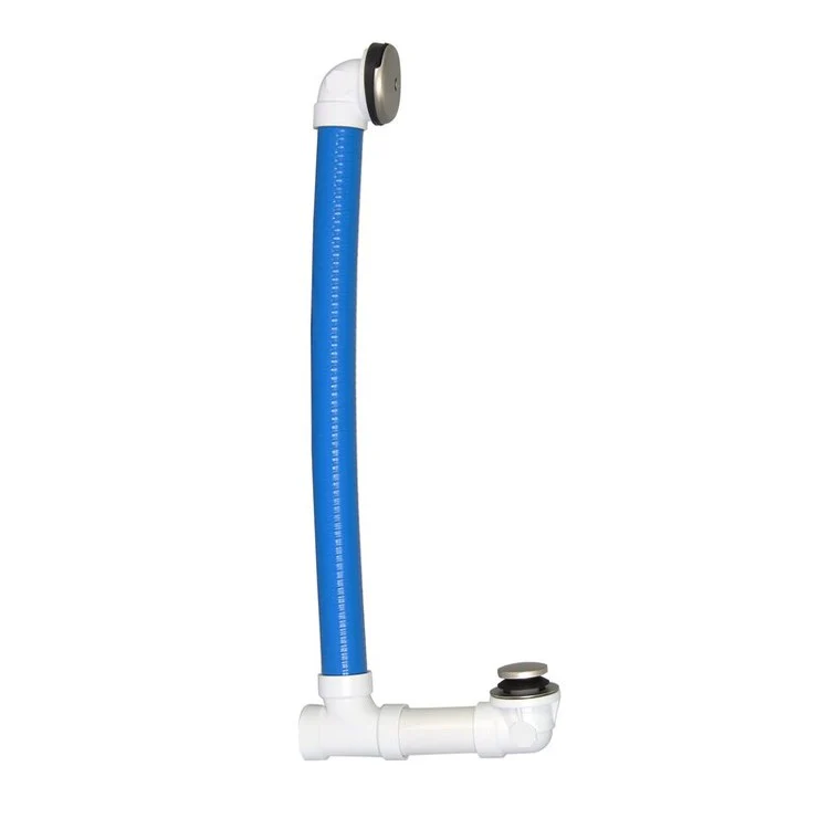 Tub Drain Hidden 36 Inch Brushed Nickel Brass - Frankwebs