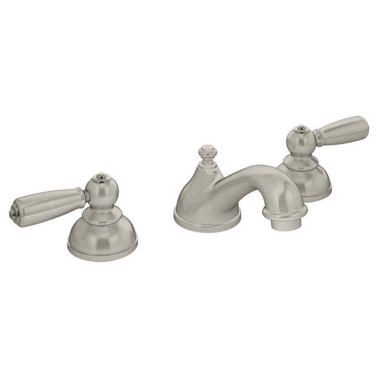 Lavatory Faucet Allura Widespread 8-16 Inch Spread 2 Lever ADA Satin Nickel 1.5 Gallons per Minute Metal Pop Up Assembly with Lift Rod 1-5/8 Inch - Frankwebs