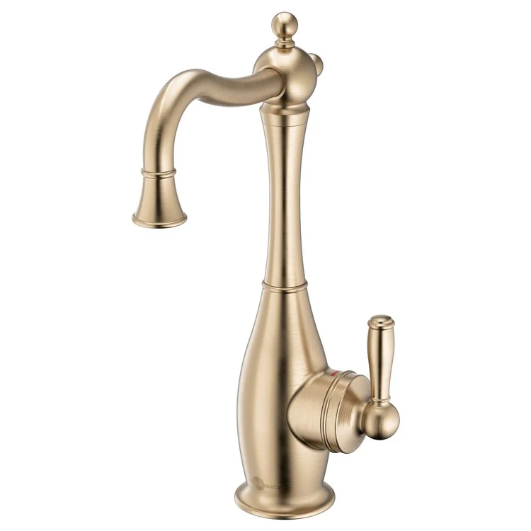 Hot Water Dispenser Showroom Traditional 2020 Instant 1 Lever ADA Mid Arc Swivel 360 DEG Brushed Bronze - Frankwebs