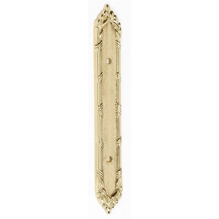 Backplate Ribbon & Reed 7-1/4 Inch Antique English Matte Brass for A881-35 - Frankwebs