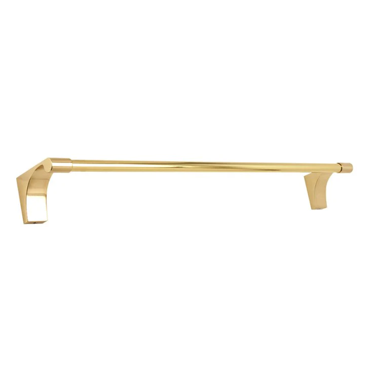 Towel Bar Luna 18 Inch Satin Brass 2-3/4 Inch - Frankwebs