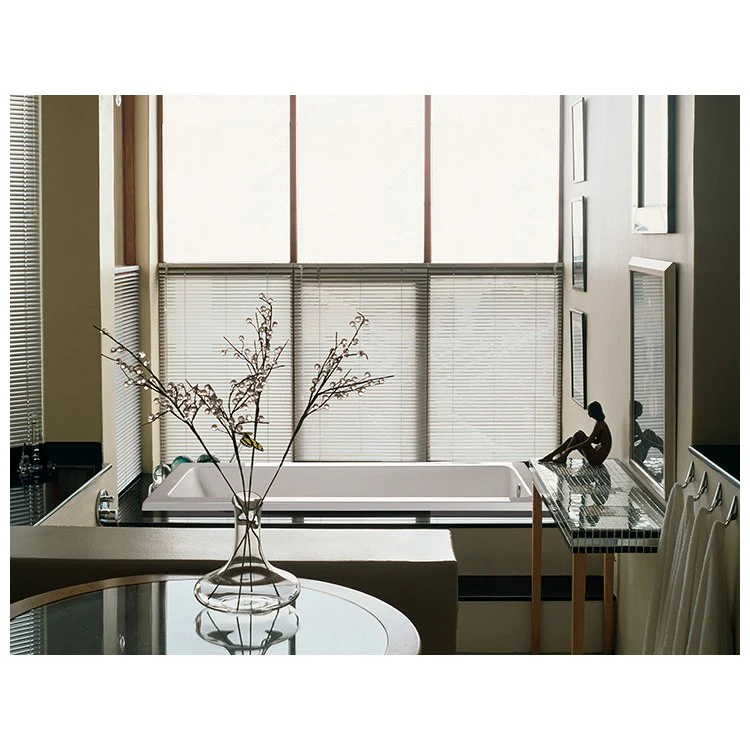 Soaking Tub Andrea 7 60 x 31.5 Inch Undermount Left/Right Hand White Acrylic CXL 70 Gallons 22-1/4 Inch - Frankwebs