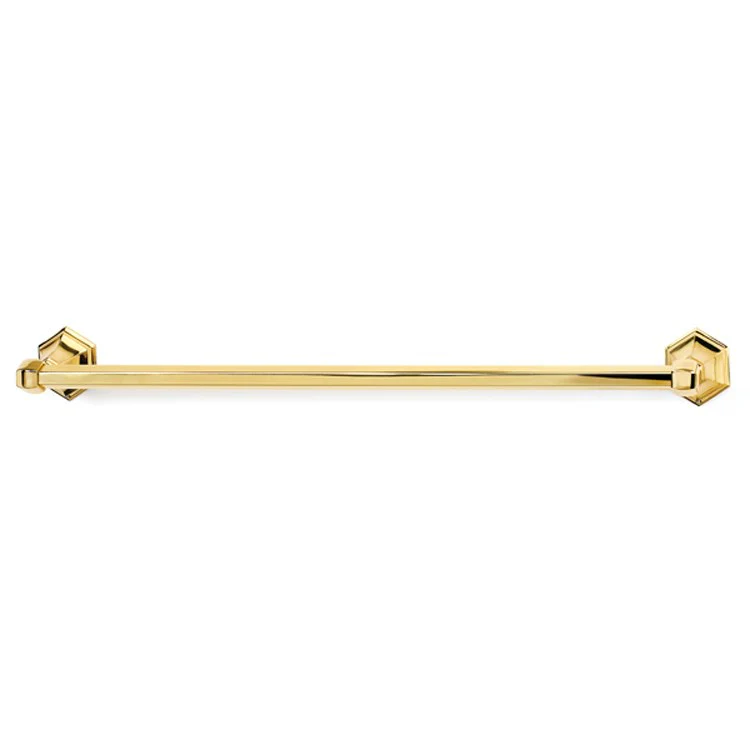Towel Bar Nicole Bath 24 Inch Polished Nickel Brass 3-1/8 Inch - Frankwebs