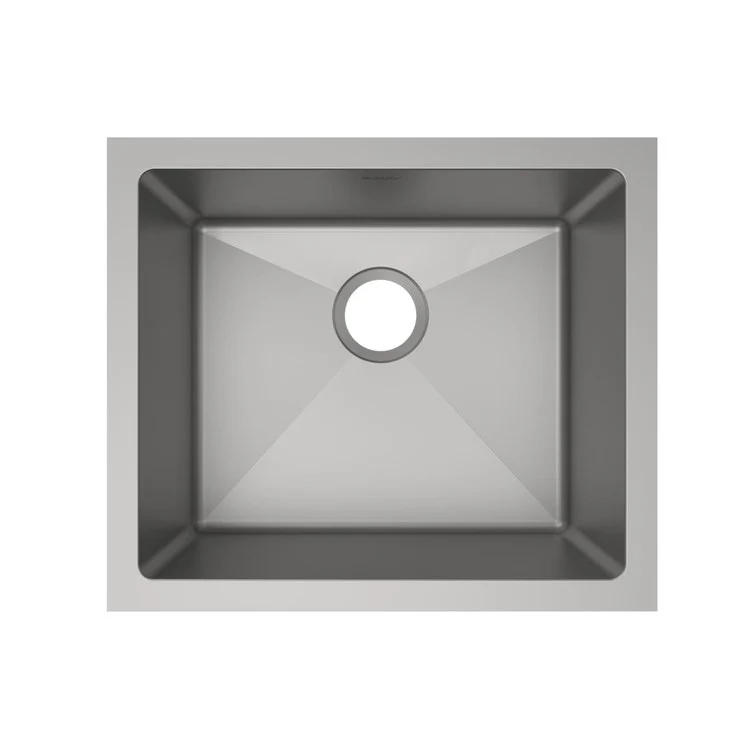 Kitchen Sink Crosstown 21.5 x 18.5 Inch Single Bowl Polished Satin Undermount - Frankwebs