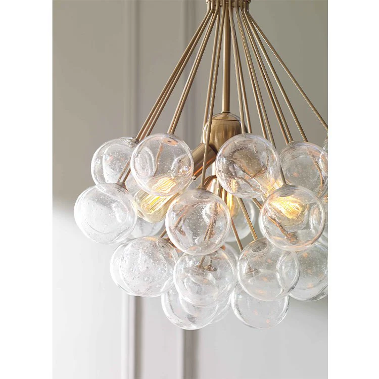 Bronzeville Three-Light Cluster Pendant - Frankwebs