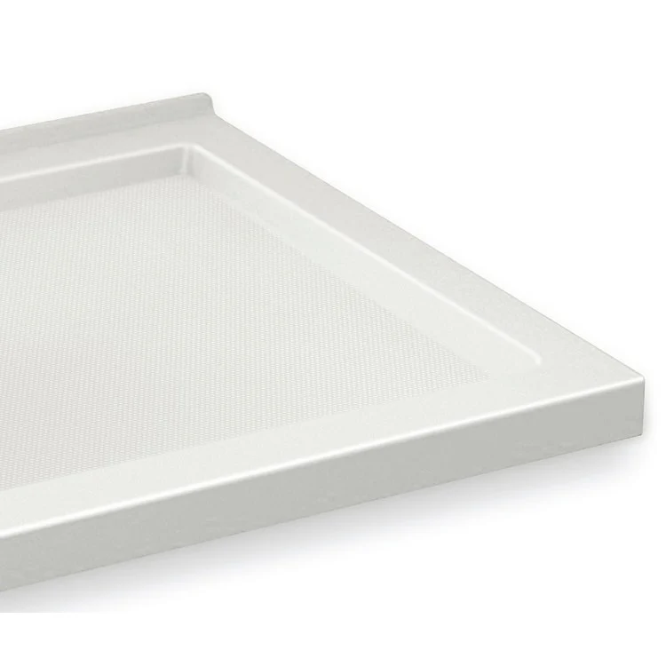 Shower Base B3 Corner Left Stabili-T Round Drain White 60 x 34 Inch Acrylic Left Hand - Frankwebs