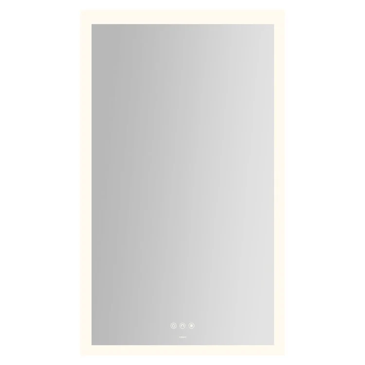 Bathroom Mirror Instinct with Perimeter Lighting Rectangular 24 x 40 Inch Wall Mount - Frankwebs