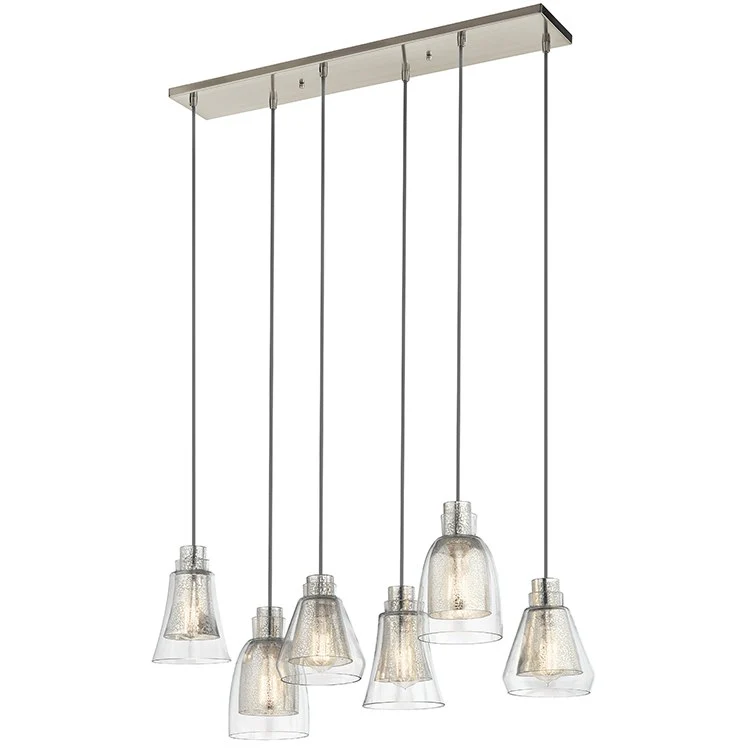 Evie Six-Light Linear Chandelier - Frankwebs