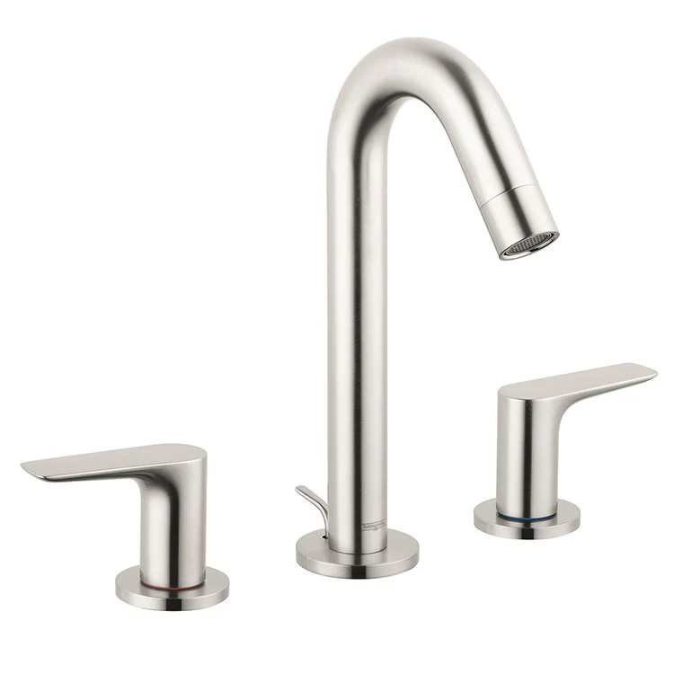 Logis 150 Two Handle Widespread Bathroom Faucet with Drain - Frankwebs