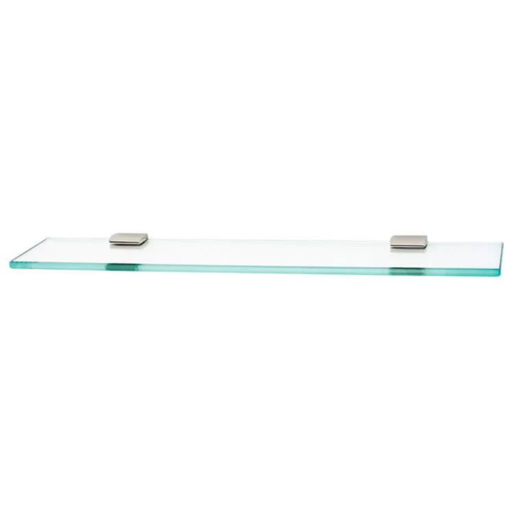 Shelf Manhattan Bath with Brackets Polished Chrome 24 Inch Brass/Glass - Frankwebs