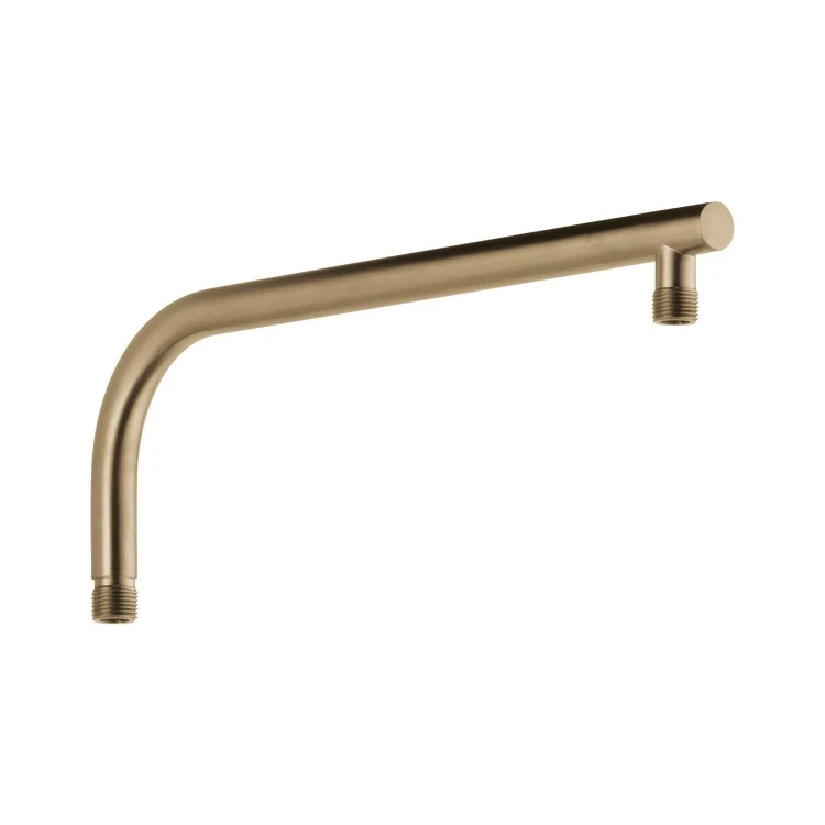 Shower Arm Universal Showering Components Round Overhead Lumicoat Champagne Bronze 17-1/2 Inch 17-1/2 Inch Brass 6-1/2 Inch - Frankwebs