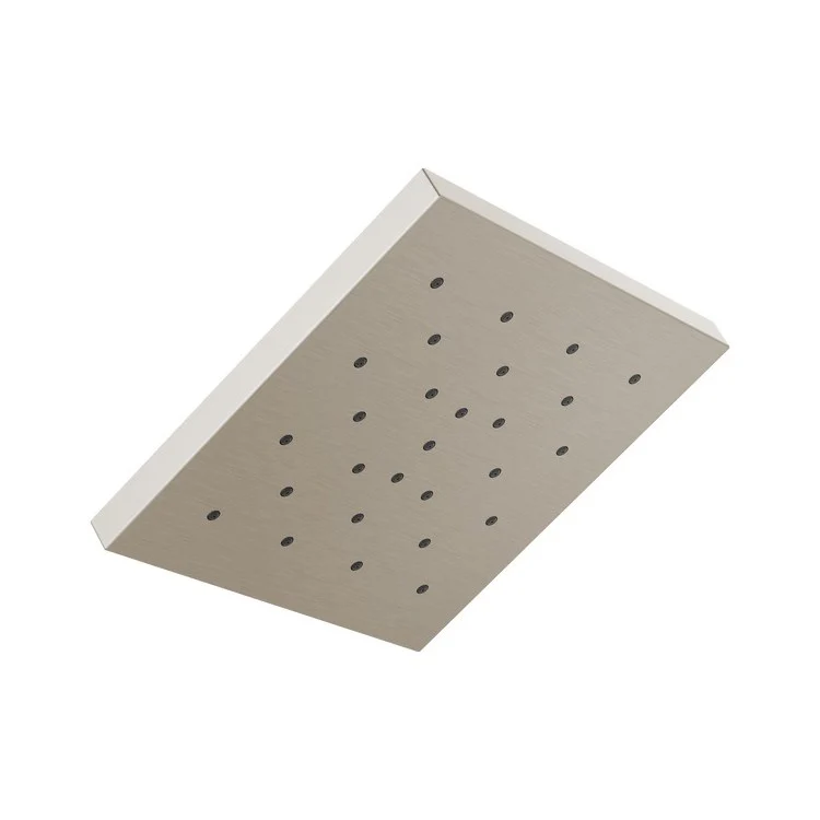 Showerhead Universal Showering Components 1 Function Square with H2Okinetic Technology Lumicoat Stainless 12 Inch 1.75 Gallons per Minute - Frankwebs