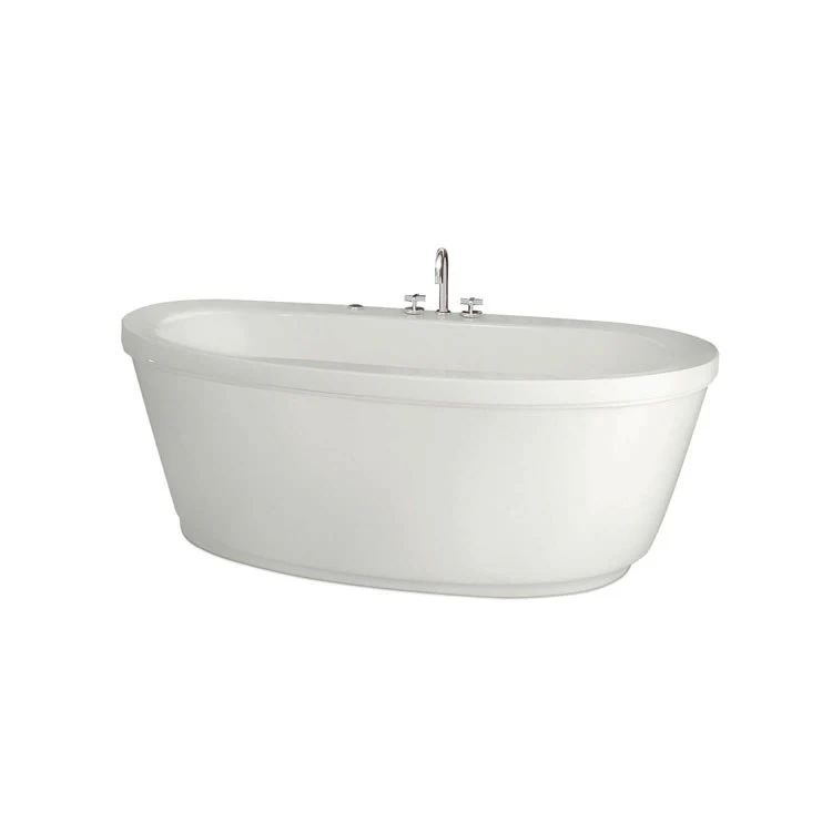 Freestanding Tub Jazz F 66 x 36 Inch Center White Oval - Frankwebs