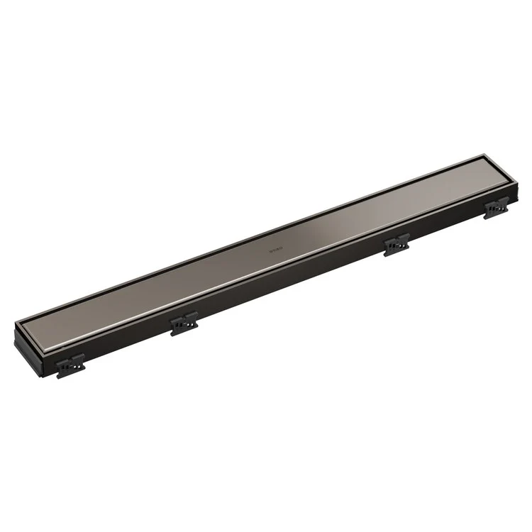 Linear Drain Reversible 24 Inch Brilliance Brushed Nickel Stainless Steel for Shower - Frankwebs