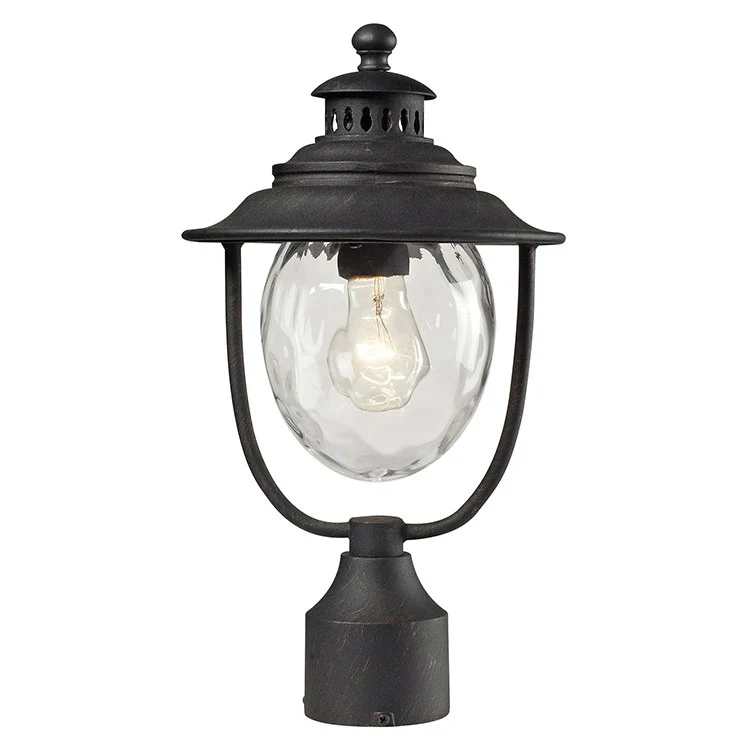 Searsport Single-Light Outdoor Post Lantern - Frankwebs