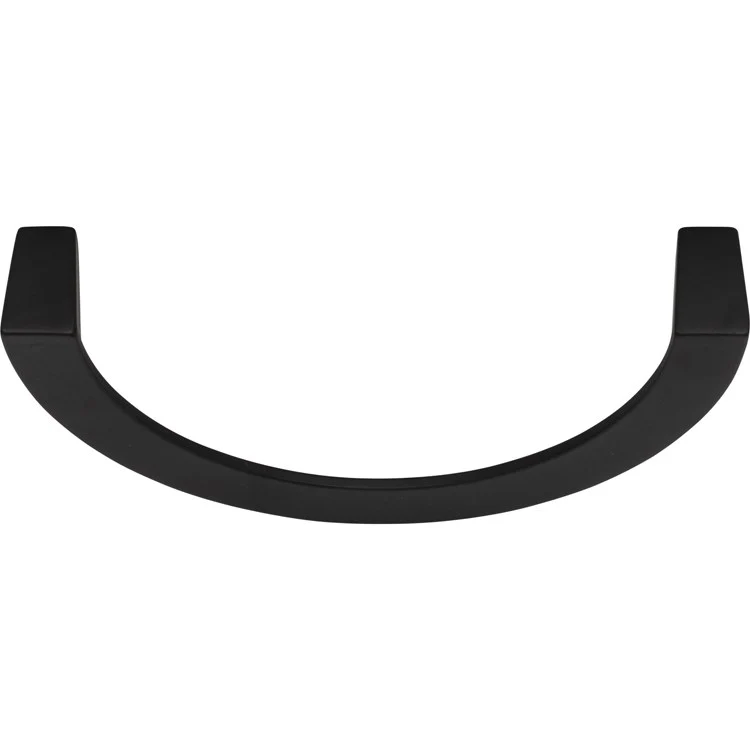 Drawer Pull Atlas Roundabout Matte Black Zinc Alloy 5-1/16 Inch 5-1/2 Inch - Frankwebs