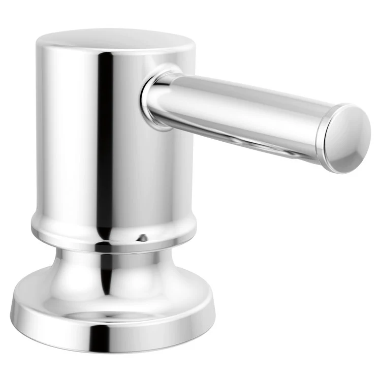 Soap Dispenser Renaldi Lumicoat Polished Nickel Deck Mount Metal Pump 13 Ounce - Frankwebs
