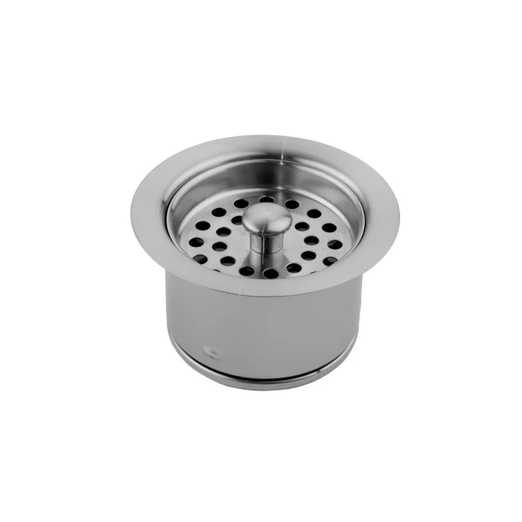 Disposal Flange Extra Deep with Strainer Satin Brass 3-1/2 Inch Brass for Continuous Feed Disposals - Frankwebs