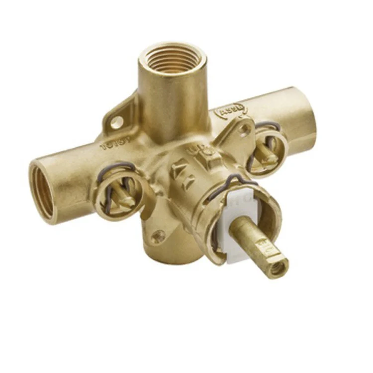 Posi-Temp Four-Port Pressure Balance Rough Valve with 1/2