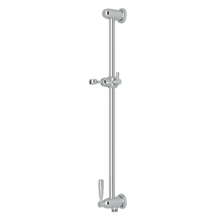 Handshower Bar Holborn with Integrated Volume Control & Outlet Polished Chrome 25 Inch - Frankwebs