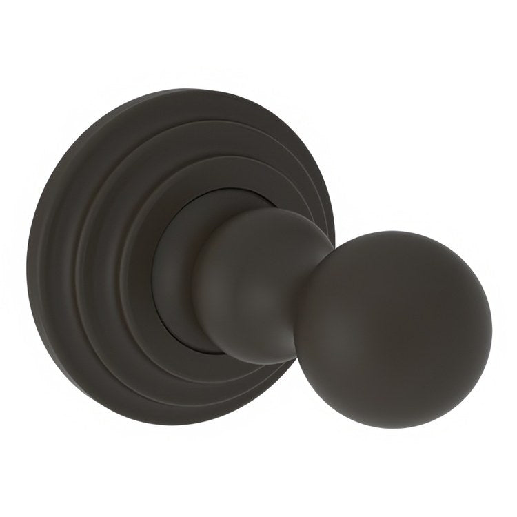Robe Hook Alveston Single Oil Rubbed Bronze 2-1/2 Inch Wall Mount Brass - Frankwebs