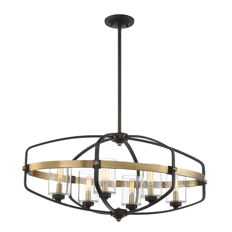 Kirkland Six-Light Linear Chandelier - Frankwebs