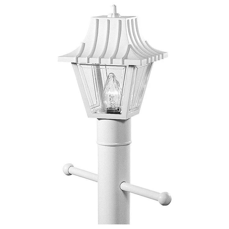 Mansard Single-Light Post Lantern - Frankwebs