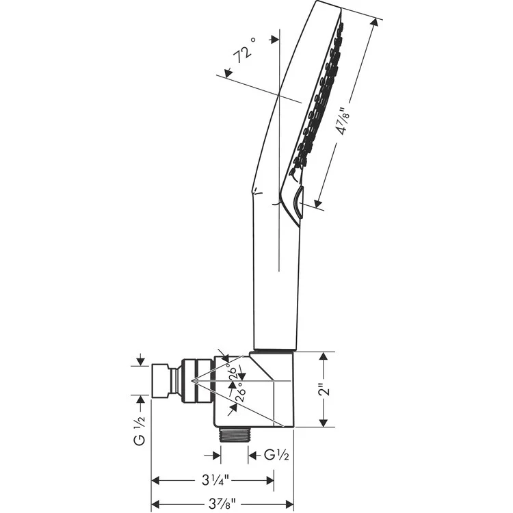 Raindance Select S 120 3-Jet Handshower Set - Frankwebs